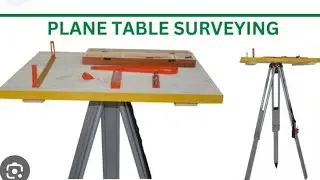 plane table survey practical on site by Rediation method and intersection method