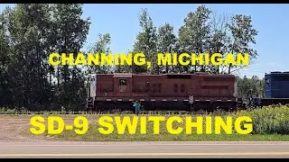 Power Move To Channing, SD-9 Builds A Train For Green Bay & A Railfan Told To Leave Property #trains