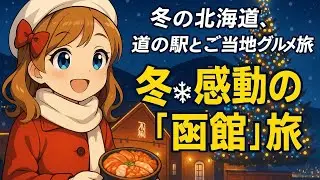 冬の函館のファンタジーと人気グルメと日本一の朝食バイキングが人気のホテルで楽しむ、ひとり旅[とくちゃん、いいモノ探し]