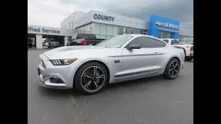 Ford Mustang GT 2017 года, цвет Ingot Silver Metallic