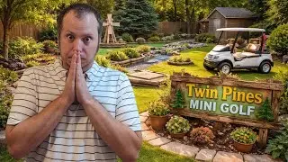 This Backyard Mini Golf Hole In One Trick Shot Challenge Broke Us