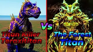 Titan Killer Teraxititan Vs The Forest Titan | Ark Survival Ascended | Ark Mods | Gameplay
