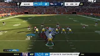 My player year 2  week 16 @ denver Madden NFL 23_