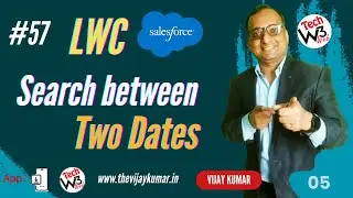 57 - Search between two dates get the all records start date & end in LWC | #lwc #salesforcetutorial