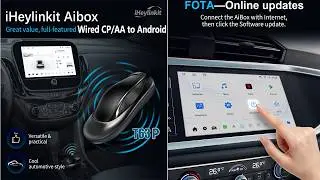 New#iHeylinkit #Carpay #AiBox Wired CP/AA to Android with play store & wireless CP/AA Cheaper price.