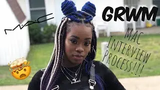GRWM!!!! MAC COSMETICS JOB INTERVIEW EXPERIENCE + PROCESS!!!! | Verandahmarie