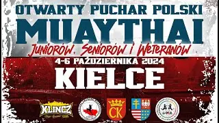 Otwarty Puchar Polski Muaythai PZMT dla juniorów, seniorów, weteranów - Ring A 06.10.2024