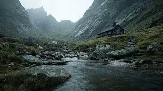 Misty Highland Haven 🌲 Peaceful Medieval Flute Music (1 Hour)