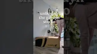 gardyn studio unboxing 🌱 stay tuned for the plants and updates #hydroponics #indoorgarden #plants