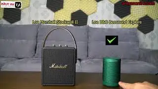 So s&aacute;nh bass Loa Marshall Stockwell II với Loa B&O Beosound Explore - An Tuấn