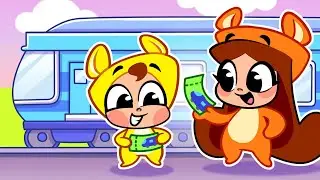 🎄Safety Rules On the Train 🚇🚂🚊 Funny Kids Songs And Nursery Rhymes😍