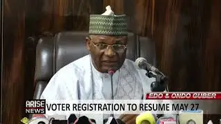 EDO & ONDO GUBER: VOTERS REGISTRATION TO RESUME MAY 27