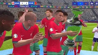 FC Mobile 24 UEFA EURO Final Match Penalty Shootout Portugal Vs England #fcmobile24