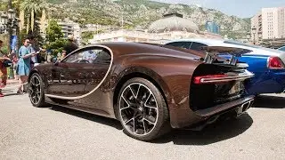 Brown Carbon Bugatti Chiron in Monaco in Detail !