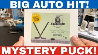 BIG HIT! - Opening a 2018-19 Hit Parade Mystery Autographed Hockey Puck!