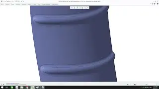 Creo Tutorial - Ridges Ribs Pattern Surface Modeling