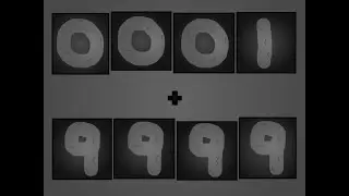 Four digit addition numberblocks!