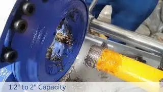AXIOS Pipe Threading Machine for Gas Pipe Threading - Made in India