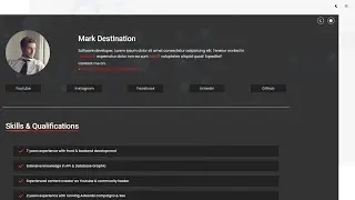Building a Professional Resume Website with HTML and CSS