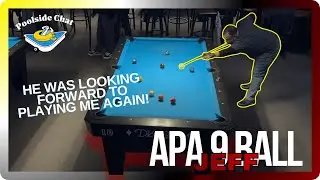 Where's The OVERHEAD!? Jeff Has Been Asking For This Video. APA 9 Ball vs Jeff!