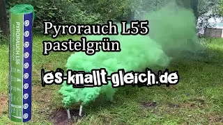 5er Pack Pyrorauch L55 in pastellgr&uuml;n