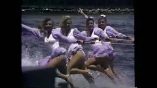 Florida Water Ski show clips   Sea World 1993