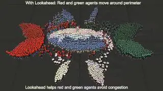 Hybrid Long-Range Collision Avoidance for Crowd Simulation