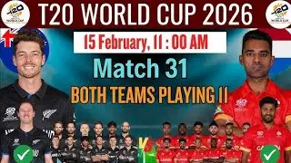 NZ vs CANADA Final playing 11 | ICC T20 World Cup 2026 match no. 31 | Can vs NZ best playing 11