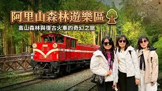 【嘉義  阿里山】小笠原楓葉紅了|巨木群棧道賞神木|第一次搭阿里山小火車