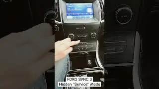 Ford SYNC 3 - How to enter 