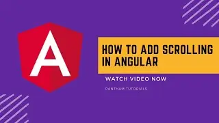 How to add scrolling in angular