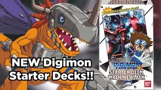 Opening NEW Digimon TCG Starter Deck: Machine Black
