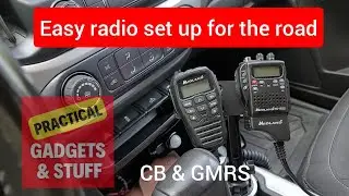 Простая настройка радио в дорогу. CB и GMRS на моём Chevrolet Colorado.