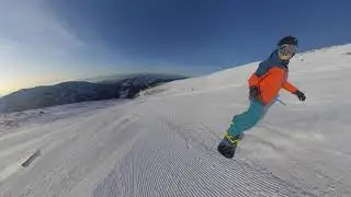 Chopok - ski crash caught on Insta360