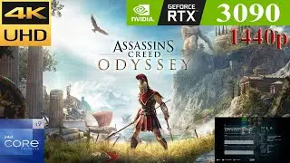 Assassin's Creed Odyssey: RTX 3090 | 1440p | Ultra High - Low Settings | Windows 11 PC Benchmark