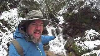 Mini-Exkursion am Wasserfall