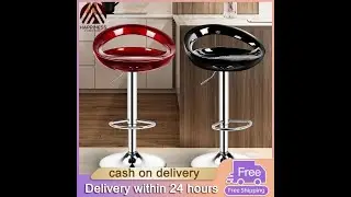 🌟991 PESOS ONLY🌟【Free Shipping】2Pcs High Chair Bar Stool Chair Lifestyle Person Air Lift Adjustable