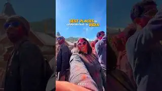 Top 5 places to celebrate Holi in India | Holi 2026 #zostel #shorts #holi #incredibleindia