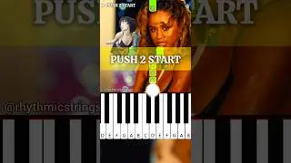 Tyla &ndash; PUSH 2 START 🎹 | Viral Piano Tutorial ✨ #Shorts #Trending #tiktok