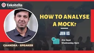 How to analyse a Mock  by Chandra  | CAT | SNAP | NMAT | XAT |
