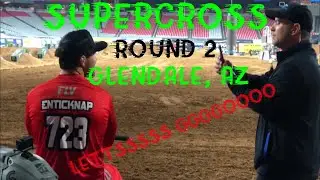 Glendale Supercross Press Day with Tyler Enticknap
