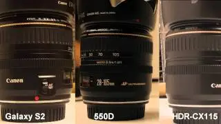 HD Comparison Between Sony HDR-CX115, Canon EOS 550D and Samsung Galaxy SII PART 2