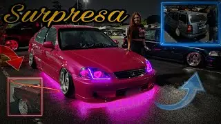 NOITE DAS SURPRESAS NO ENCONTRO DE CIVIC, SE LIGA OS FARÓIS DOS CARROS 😱😍