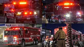 LAFD NEW Battalion 5, USAR 27, & USAR 88 Responding