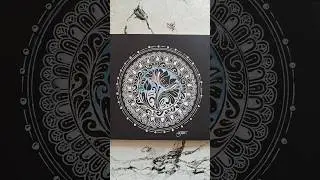 Lotus mandala 🌟 #art #youtubeshorts