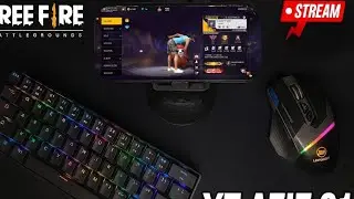 🔴FREE FIRE LIVE STREAM ON KEYBOARD OUSE GAMEPLAY WITH FACE #fflive #freefire #livestream #ytaziz