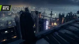 Batman Arkham Knight - Advanced Suit Combat Gameplay Free Roam (4K 60FPS)