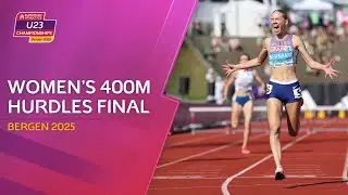 Women&rsquo;s 400m Hurdles Final 🔥 Full Replay | Bergen 2025 U23 Championships
