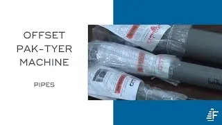 Tying Bag To Natural Gas Riser Pipes Using Felins Pak Tyer Offset Tying Machine