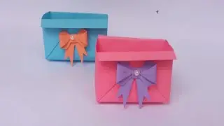How to make a Paper storage box | DIY Storage Box |Origami Storage Box |School Project |Project Idea